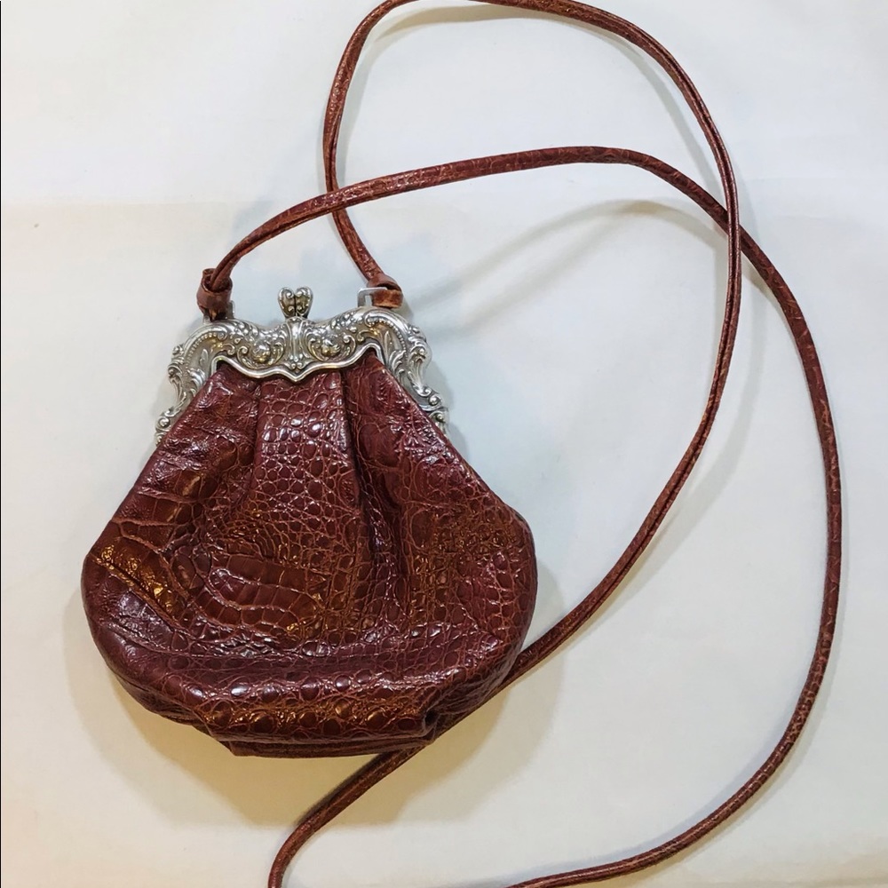 Vintage Brighton One World crossbody purse